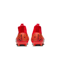 Nike Zoom Mercurial Superfly Academy 9 MDS Gras / Kunstgras Voetbalschoenen (MG) Kids Felrood Beige Oranje Zwart Wit