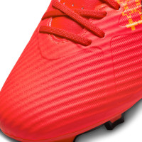 Nike Zoom Mercurial Vapor Academy 15 MDS Gras / Kunstgras Voetbalschoenen (MG) Felrood Oranje Zwart Wit