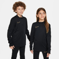 Nike Academy Trainingspak 1/4-Zip Kids Zwart Goud