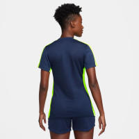 Nike Dri-Fit Academy 23 Training Shirt Women Dark Blue Yellow White