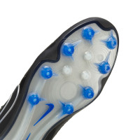 Nike Tiempo Legend Elite 10 Artificial Grass Football Shoes (AG) Black Blue