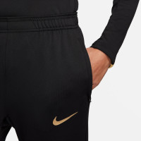 Nike Strike Trainingspak Dames Zwart Goud