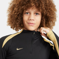 Nike Strike Trainingspak 1/4-Zip Kids Zwart Goud