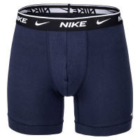 Nike Everyday Cotton Boxershort Brief 3-Pack Zwart Blauw Wit