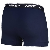 Nike Everyday Cotton Boxershort Trunk 2-Pack Zwart Blauw Wit