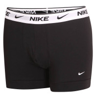 Nike Everyday Cotton Boxershort Trunk 3-Pack Zwart Wit
