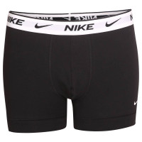 Nike Everyday Cotton Boxershort Trunk 3-Pack Zwart Wit