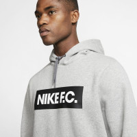 Nike F.C. Fleece Hoodie Essential Grey White Black