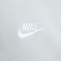 Nike Sportswear Club Hoodie Fleece Tracksuit Light Grey White