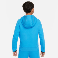 Nike Tech Fleece Trainingspak Sportswear Kids Blauw Zwart