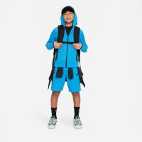 Nike Tech Fleece Vest Sportswear Kids Blue Black