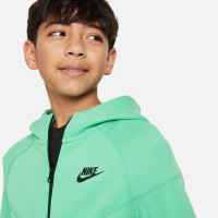 Nike Tech Fleece Trainingspak Sportswear Kids Felgroen Zwart