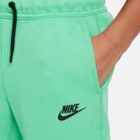 Nike Tech Fleece Tracksuit Sportswear Kids Mint Green Black
