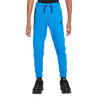 Nike Tech Fleece Sweat Pants Sportswear Kids Blue Black