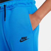 Nike Tech Fleece Sweat Pants Sportswear Kids Blue Black