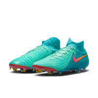 Nike Phantom Luna II Vortex Elite Gras Voetbalschoenen (FG) Lichtblauw Lichtgroen