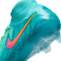 Nike Phantom Luna II Vortex Elite Gras Voetbalschoenen (FG) Lichtblauw Lichtgroen
