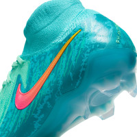 Nike Phantom Luna II Vortex Elite Gras Football Shoes (FG) Light Blue Light Green