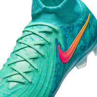 Nike Phantom Luna II Vortex Elite Gras Voetbalschoenen (FG) Lichtblauw Lichtgroen