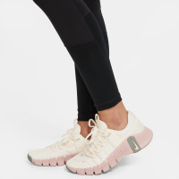 Nike Sportlegging Pro Meisjes Zwart Wit