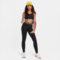 Nike Sportlegging Pro Meisjes Zwart Wit