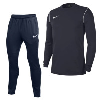 Nike Park 20 Crew Tracksuit Dark Blue White