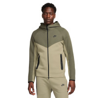 Nike Tech Fleece Vest Sportswear Olijfgroen Donkergroen Zwart