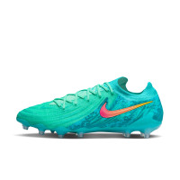 Nike Phantom GX II Elite Vortex Artificial Grass Football Shoes (AG) Turquoise Light Green Multicolor
