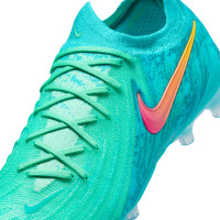 Nike Phantom GX II Elite Vortex Artificial Grass Football Shoes (AG) Turquoise Light Green Multicolor