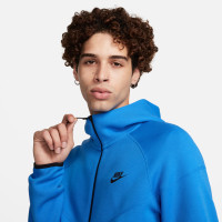 Nike Tech Fleece Vest Sportswear Blauw Zwart Zwart