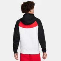 Nike Tech Fleece Trainingspak Sportswear Rood Wit Zwart