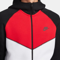 Nike Tech Fleece Vest Sportswear Wit Zwart Rood