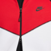 Nike Tech Fleece Vest Sportswear Wit Zwart Rood