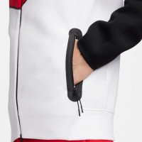 Nike Tech Fleece Trainingspak Sportswear Rood Wit Zwart