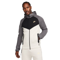 Nike Tech Fleece Vest Sportswear Wit Grijs Zwart