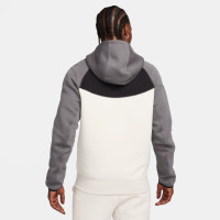 Nike Tech Fleece Vest Sportswear Wit Grijs Zwart