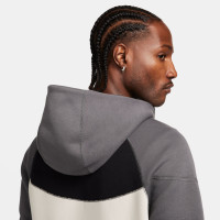 Nike Tech Fleece Vest Sportswear Wit Grijs Zwart