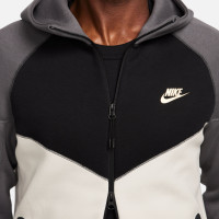 Nike Tech Fleece Vest Sportswear Wit Grijs Zwart