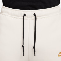 Nike Tech Fleece Joggingbroek Sportswear Wit Zwart Goud