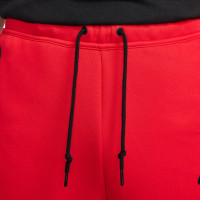 Nike Tech Fleece Joggingbroek Sportswear Rood Zwart Zwart