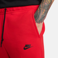 Nike Tech Fleece Joggingbroek Sportswear Rood Zwart Zwart