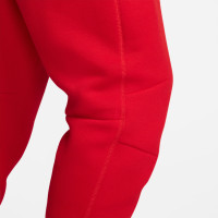 Nike Tech Fleece Joggingbroek Sportswear Rood Zwart Zwart