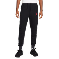 Nike Tech Fleece Sweat Pants Sportswear Black Grey Bright Red