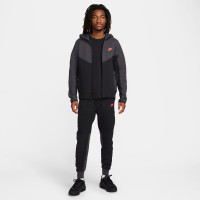 Nike Tech Fleece Joggingbroek Sportswear Zwart Grijs Felrood