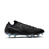 Nike Phantom GX II Elite Black IJzeren-Nop Voetbalschoenen (SG) Anti-Clog Zwart Donkergrijs