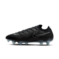 Nike Phantom GX II Elite Black IJzeren-Nop Voetbalschoenen (SG) Anti-Clog Zwart Donkergrijs