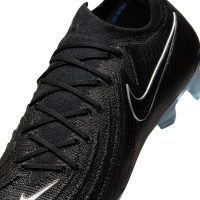 Nike Phantom GX II Elite Black IJzeren-Nop Voetbalschoenen (SG) Anti-Clog Zwart Donkergrijs