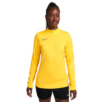 Nike Dri-FIT Academy 23 1/4-Zip Women's Training Sweater Yellow Black