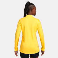 Nike Dri-FIT Academy 23 1/4-Zip Women's Training Sweater Yellow Black