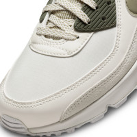 Nike Air Max 90 Sneakers Beige Rood Olijfgroen